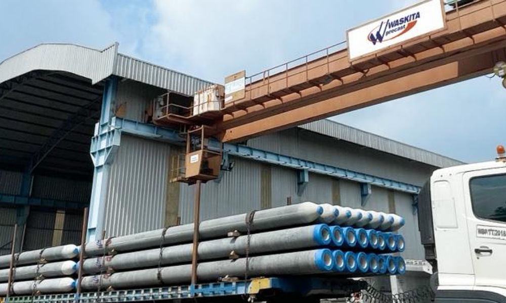 WSBP: Proyek New Priok Eastern Access (NPEA) Seksi II, Suplai Spun Pile Terus Berjalan
