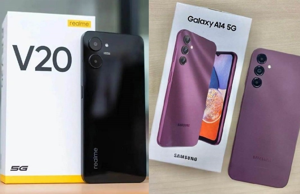 Rekomendasi Hp 2 Jutaan dengan Chipset Dimensity 700, Realme V20 dan Samsung Galaxy A14 5G