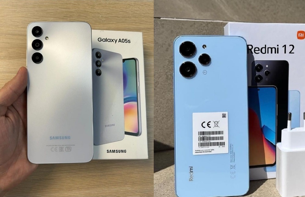 Rekomendasi Perbandingan Hp Samsung Galaxy A05s vs Xiaomi Redmi 12, Harga 2 Jutaan Spesifikasi Unggul Berbeda