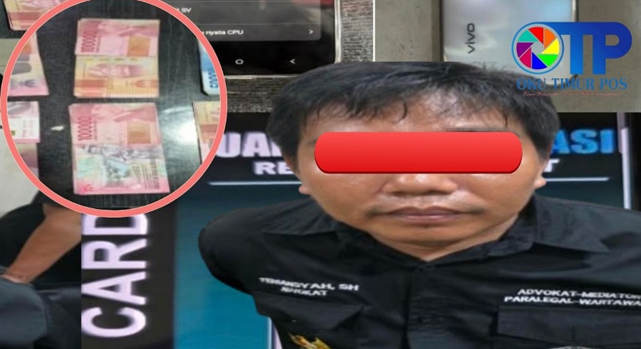 Peras Kepala Dusun Rp10 Juta, Oknum Wartawan Terjaring OTT Tim Shadow Walet Polres OKU Timur
