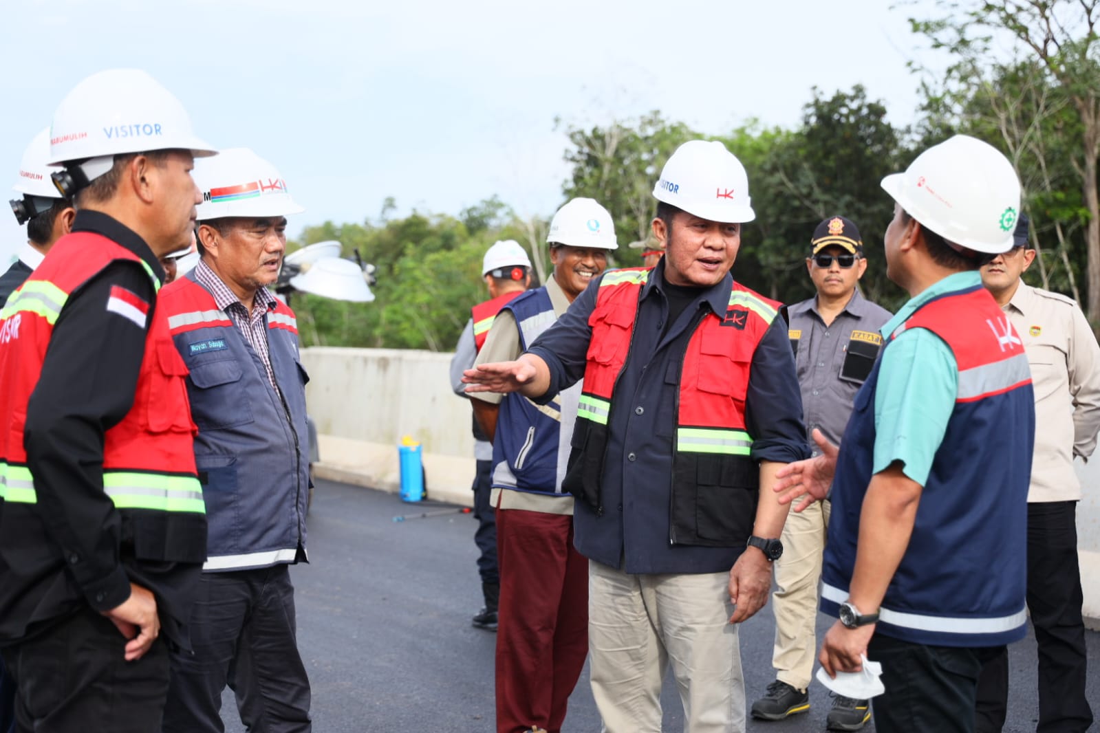 Tinjau Ruas Tol Indralaya-Prabumulih, Ini Pesan Gubernur Sumsel untuk Hutama Karya