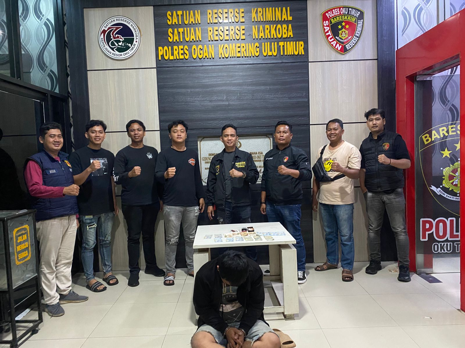 Satreskrim Bersama Satintelkam Polres OKU Timur Tangkap Pelaku Pungutan Liar 
