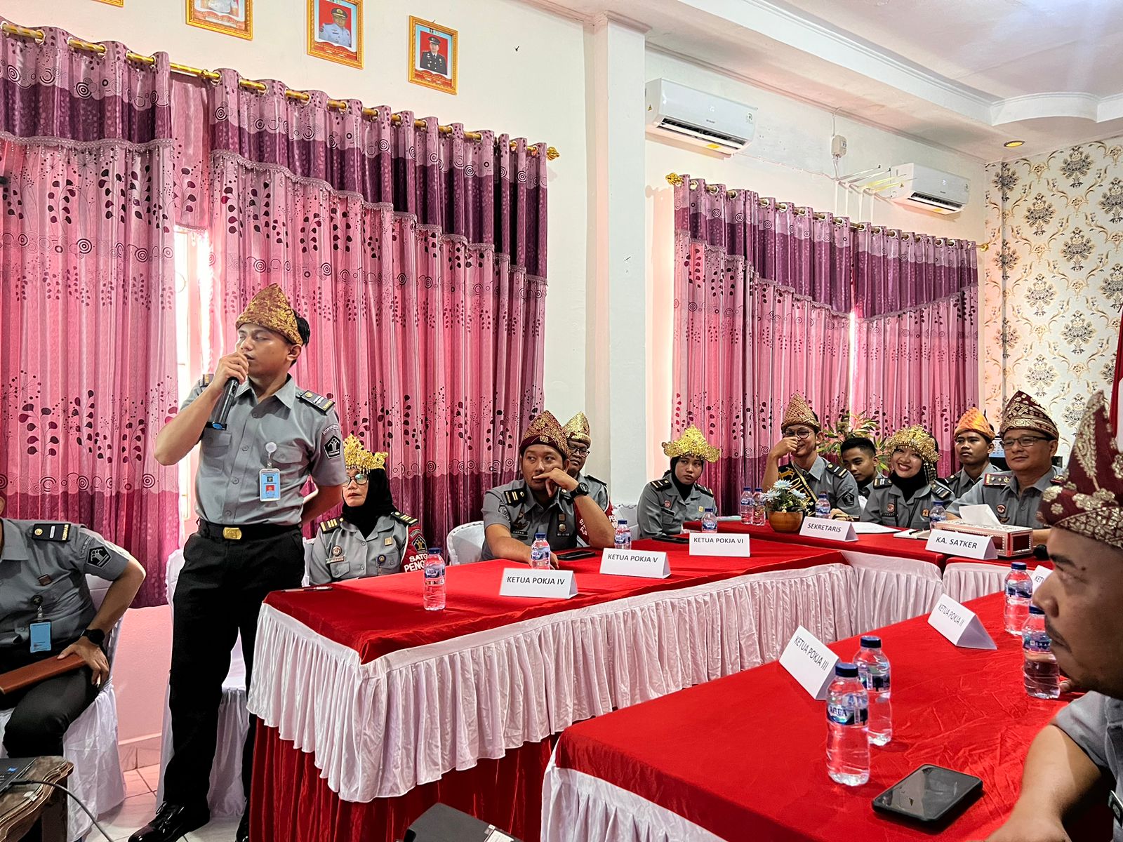 Optimis Raih Predikat WBK, Lapas Kelas IIB Martapura Ikuti Desk Evaluasi Wawancara 