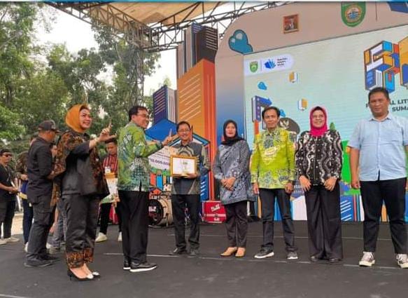 Stan OKU Timur Pemenang Festival Literasi Nusantara 2023