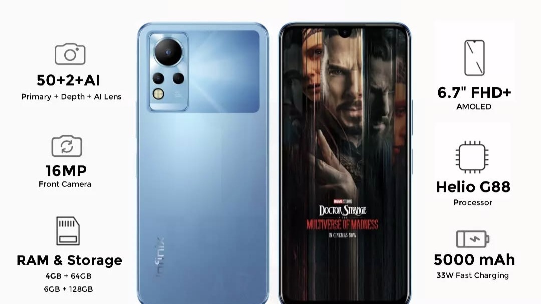 Infinix Note 12, Hp dengan Layar AMOLED, Performa Kencang