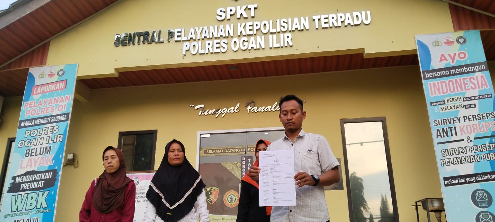 Tak Terima Anaknya Ditampar, Orang Tua Siswa SMAN 1 Pemulutan Selatan Laporkan Kepsek ke Polres Ogan Ilir