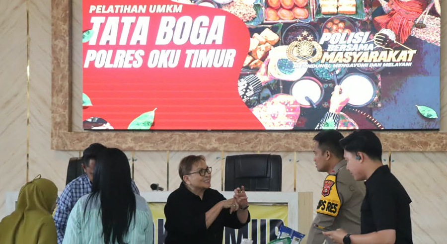 Bekali Personel Purna Bhakti Keterampilan Wirausaha, Polres OKU Timur Gelar Pelatihan Tata Boga