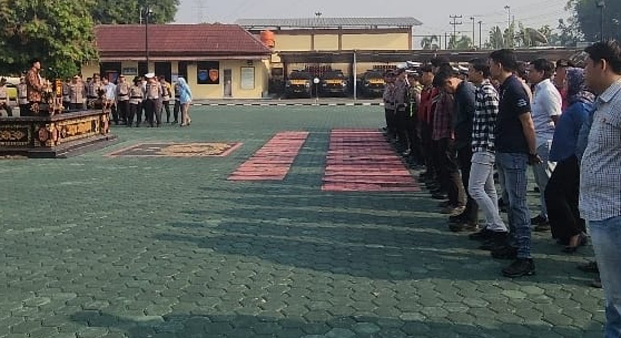 Polres OKU Timur Gelar Binrohtal, Ustadz Irfan: Bersedekah Menolak Balak