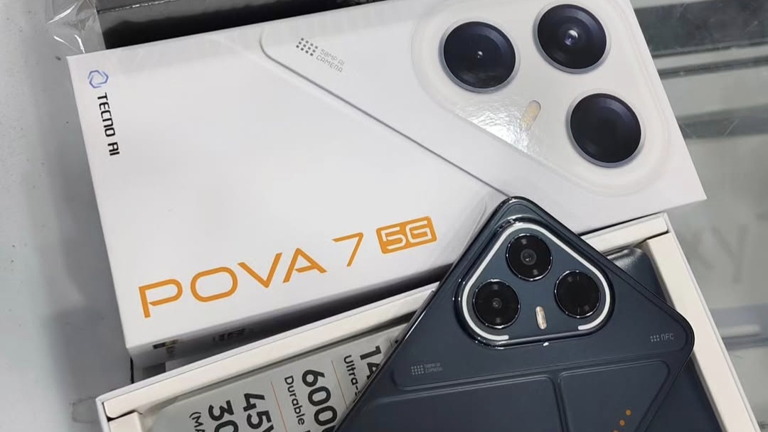 Tecno POVA 7: Hp Spesifikasi Gahar dengan Desain Kamera Segitiga