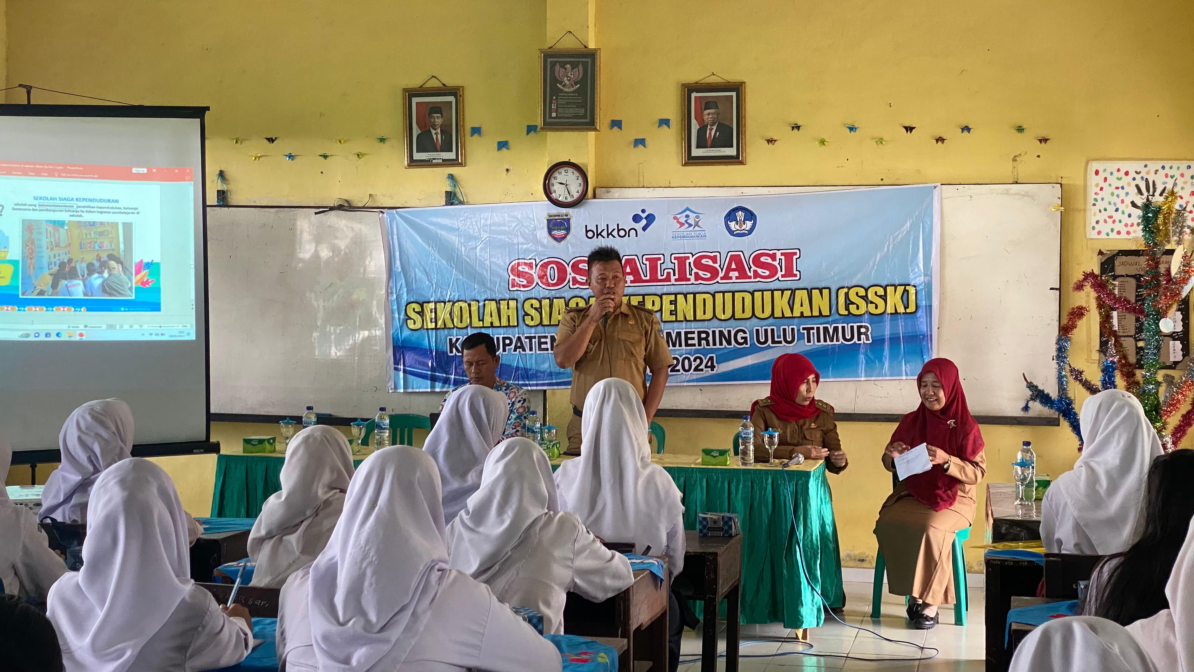 Tambah Wawasan Pelajar, DPP KB OKU Timur Gelar Sosialisasi Sekolah Siaga Kependudukan