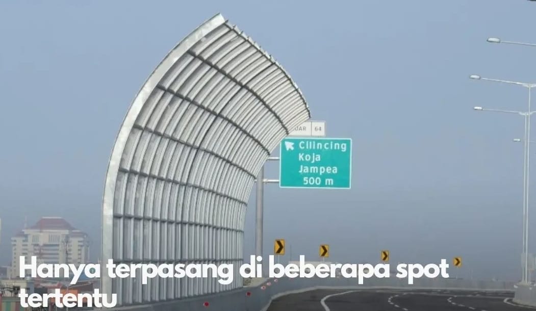 Tahukah Anda Fungsi Bangunan Setinggi 7 Meter Melengkung di Pinggir Jalan Tol, Sound Barrier?