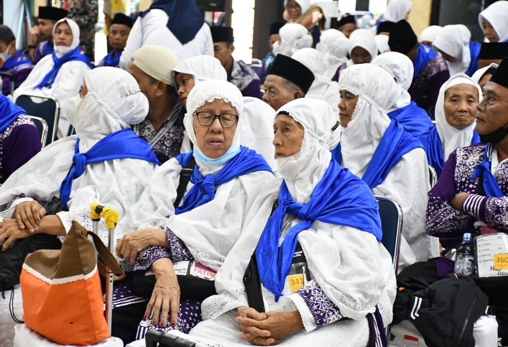 447 Jemaah Haji OKU Timur Tiba di Asrama Haji Sumsel, Siap Berangkat ke Jeddah