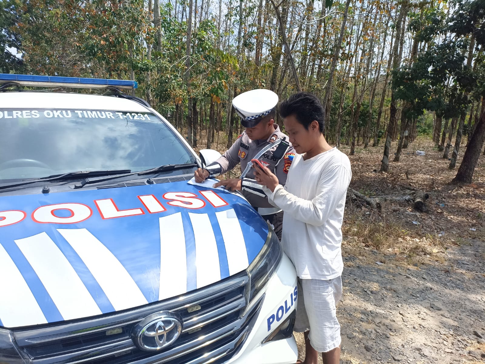 61 Pengendara Ditilang, 515 Pengendara Diberikan Teguran, Satlantas Polres OKUT Ungkap Pelanggaran Mendominasi