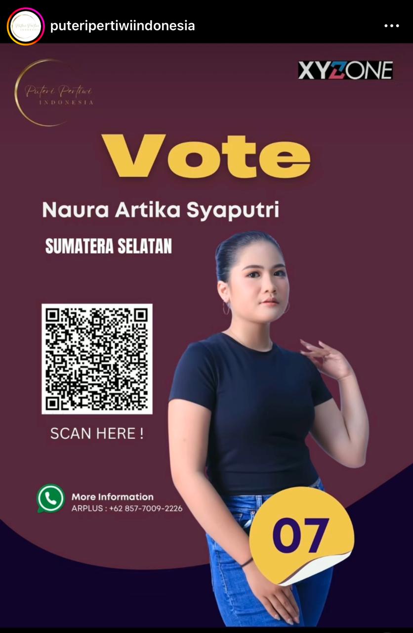 Naura Artika Syaputri Putri OKU Wakili Sumsel, Ikut Ajang Pemilihan Putri Pertiwi Indonesia 2025