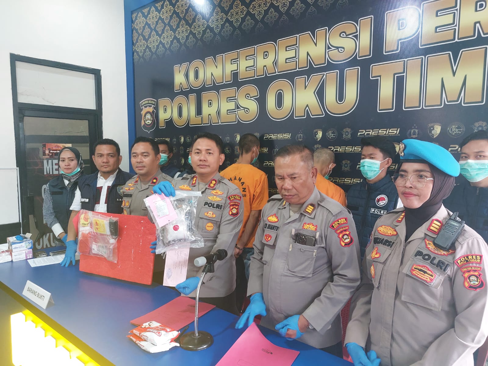 Satres Narkoba Polres OKU Timur Ungkap Kasus 1 Kilogram Sabu, 2 Tersangka Ditangkap