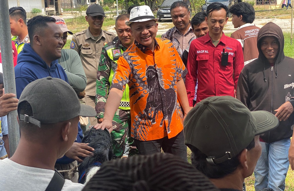 Hadiri Latber Kontes Kambing dan Domba Lokal OKU Timur, Ini Harapan Bupati Lanosin