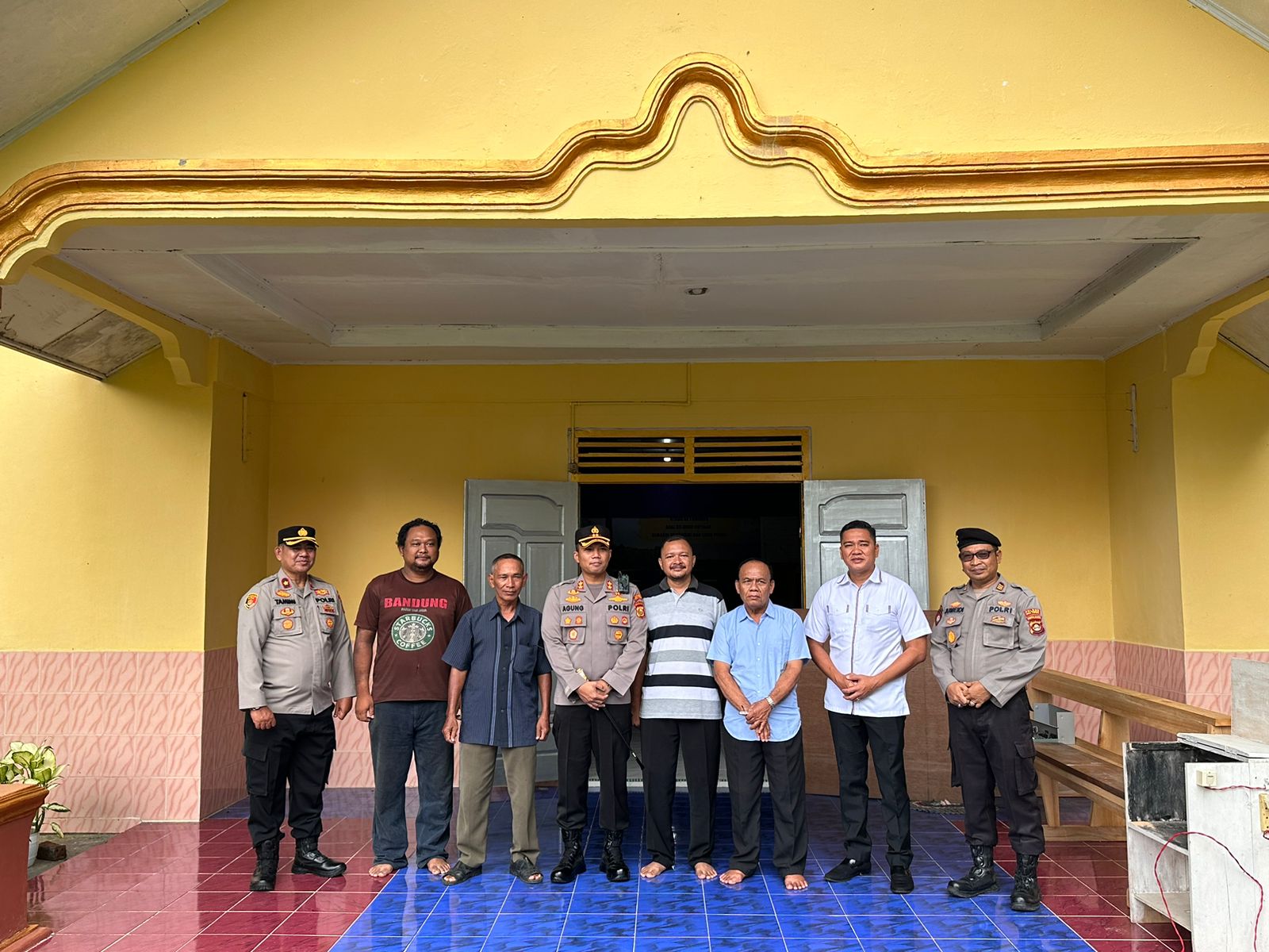 Giat Paskah, Kapolres OKU Timur Monitoring, Kastel Deteksi Dini, Kapolsek dan Kasat Samapta Patroli Berkala