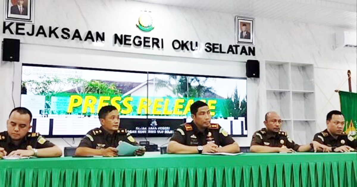 Penyidik Kejari Resmi Tetapkan Tersangka dugaan Korupsi Dispora OKU Selatan Sebesar Rp 640 Juta TA 2023