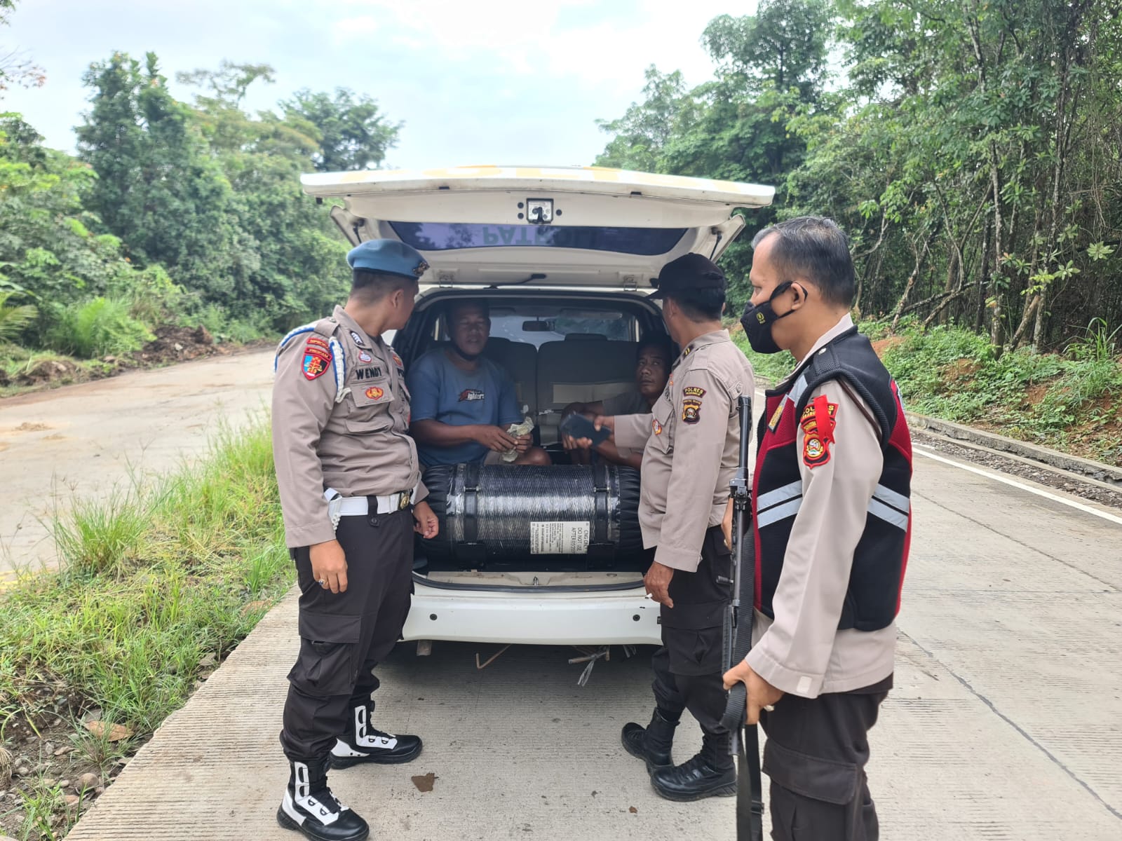 Polisi Tangkap Dua Pelaku Pungli yang Bikin Resah Sopir saat Melintas di Jalan Lingkar Prabumulih