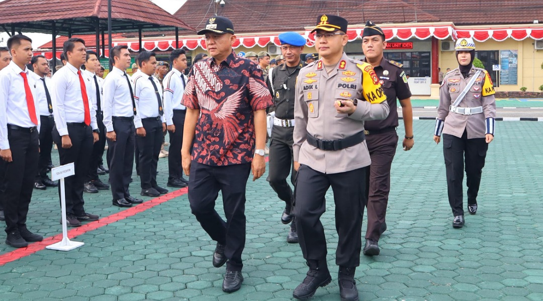 Polres OKU Timur Gelar Upacara Operasi Patuh Musi 2025 
