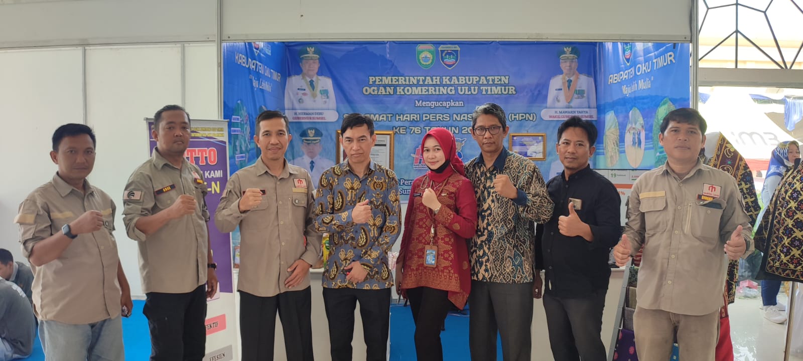 OKU Timur Hadir di HUT PWI ke 76 dan HPN 2022 di Prabumulih