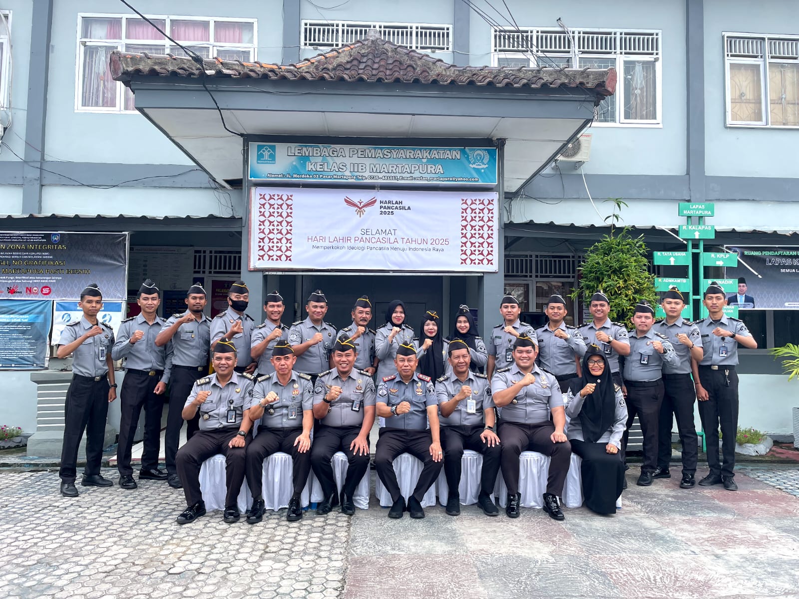 Lapas Kelas IIB Martapura Gelar Upacara Peringatan Hari Lahir Pancasila Tahun 2025