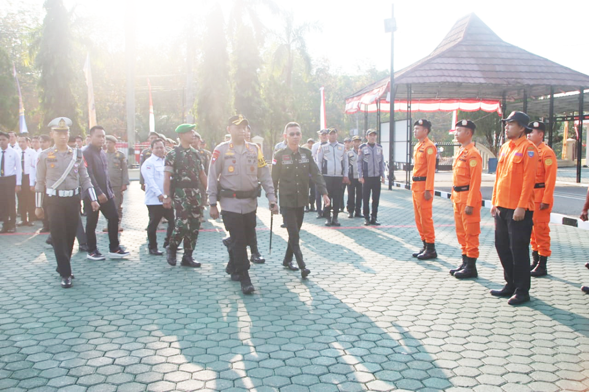 Polres OKU Timur Gelar OPS Pengamanan Pelaksanaan Pilkada Serentak