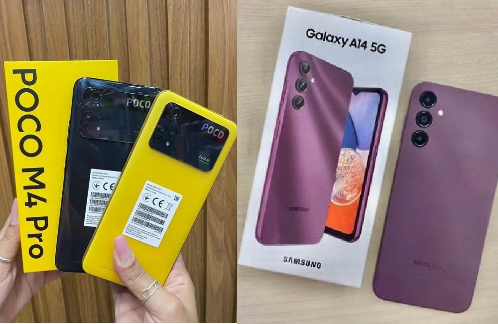 Adu Spek Poco M4 Pro atau Samsung Galaxy A14 5G, Smartphone Murah dan Lengkap Mana?