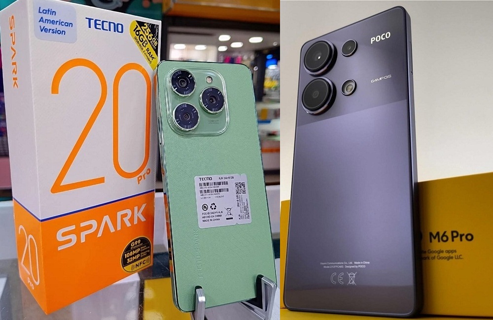 Perbedaan Spesifikasi Tecno Spark 20 Pro Plus dan POCO M6 Pro