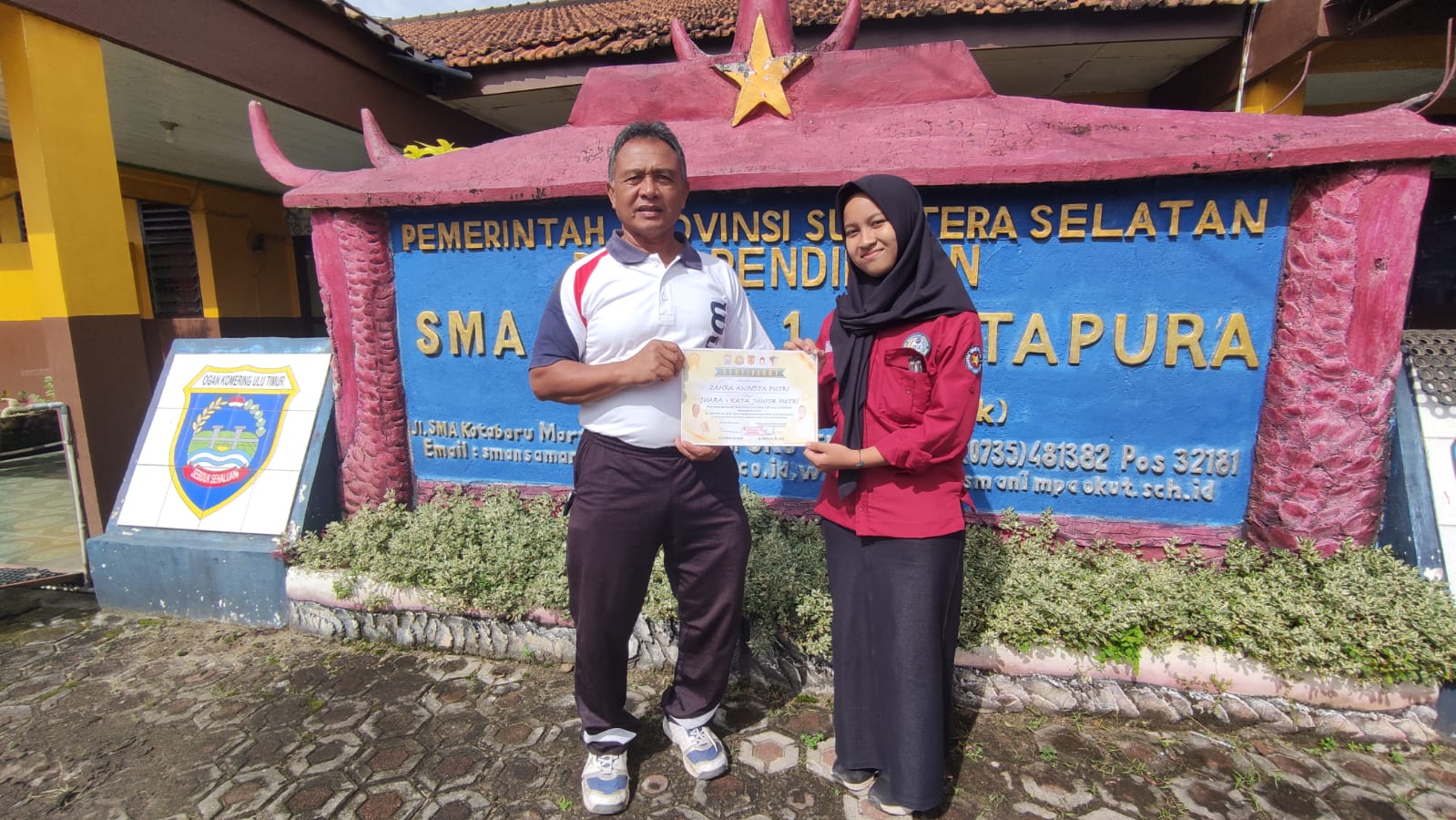 Zahra Siswi SMA Negeri 1 Martapura Raih Juara Karate Tingkat Nasional