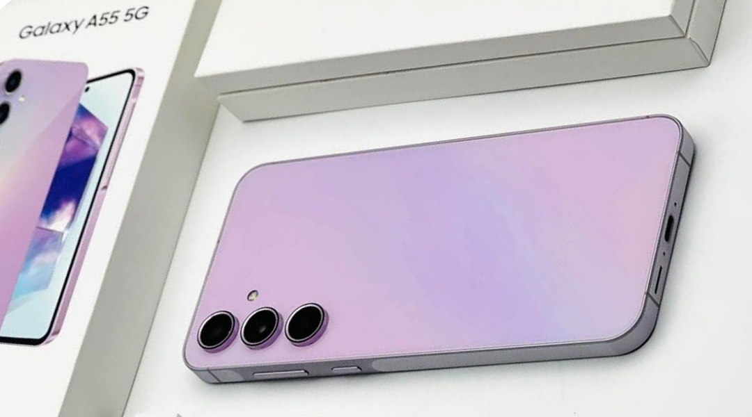 Layar Corning Gorilla Glass Victus+ pada Samsung Galaxy A55 5G Tahan Benturan Benda Tajam