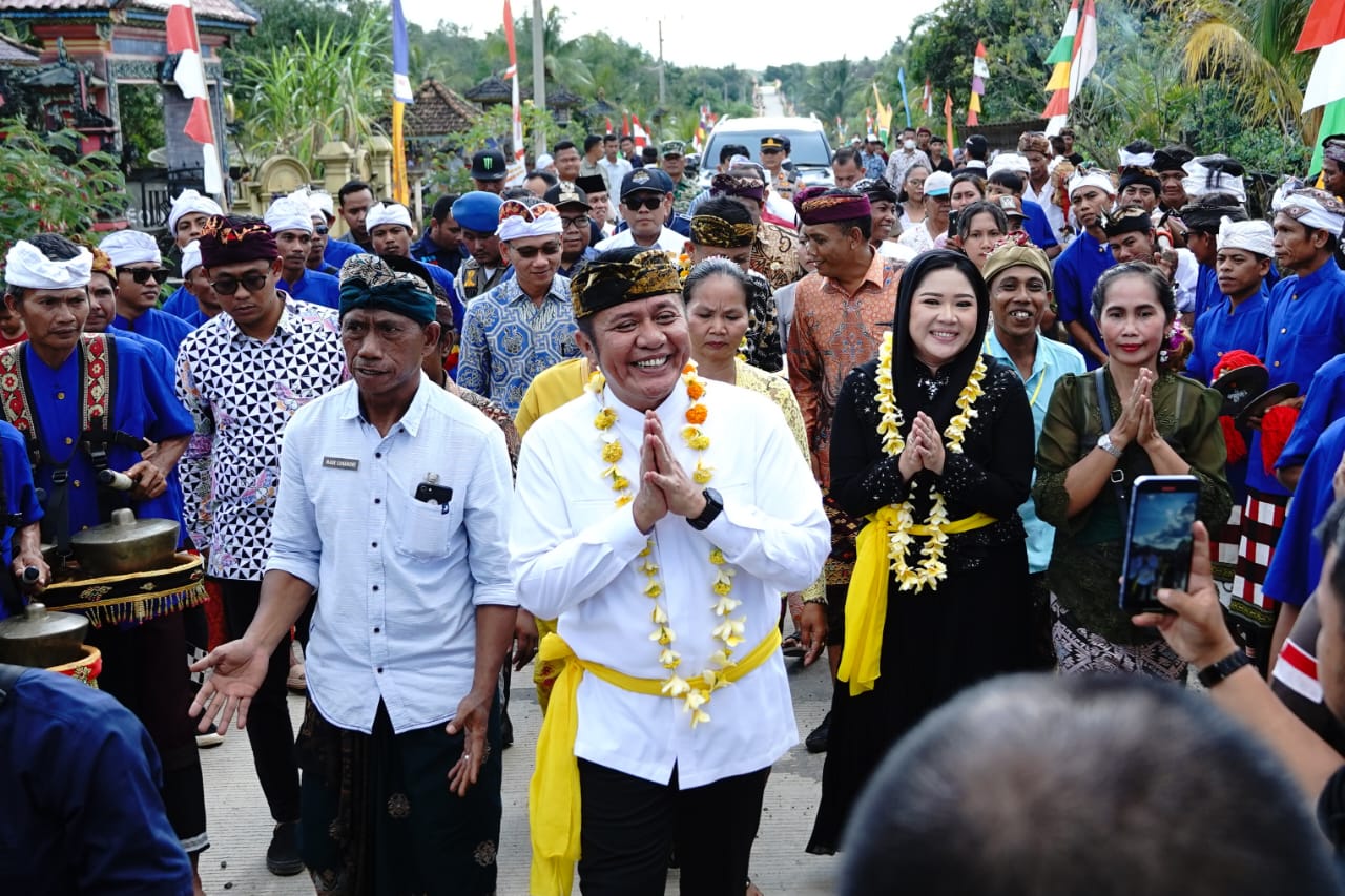 Gubernur Herman Deru Resmi Buka Lomba Desa se- OKU Timur di Desa Nirwana 