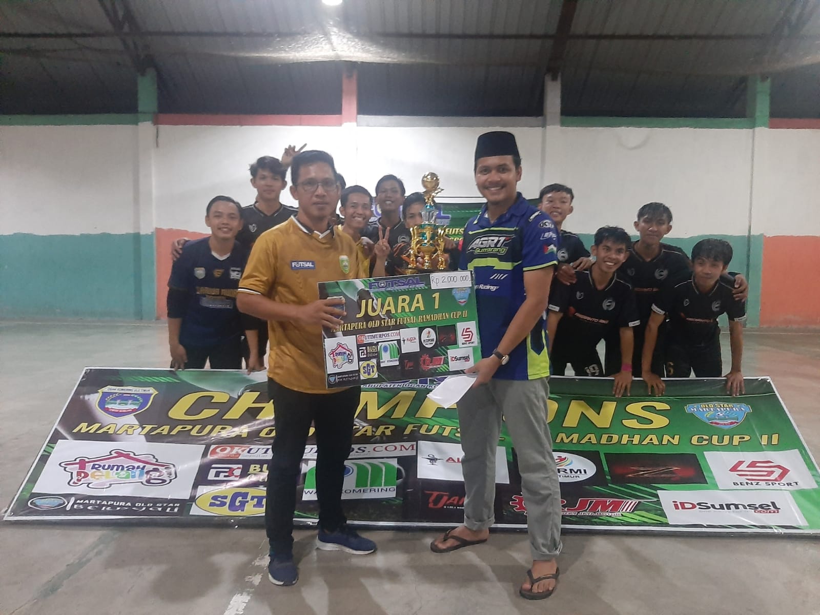 AGRT Gaspol Juara Turnamen Futsal Ramadhan Cup II 2023