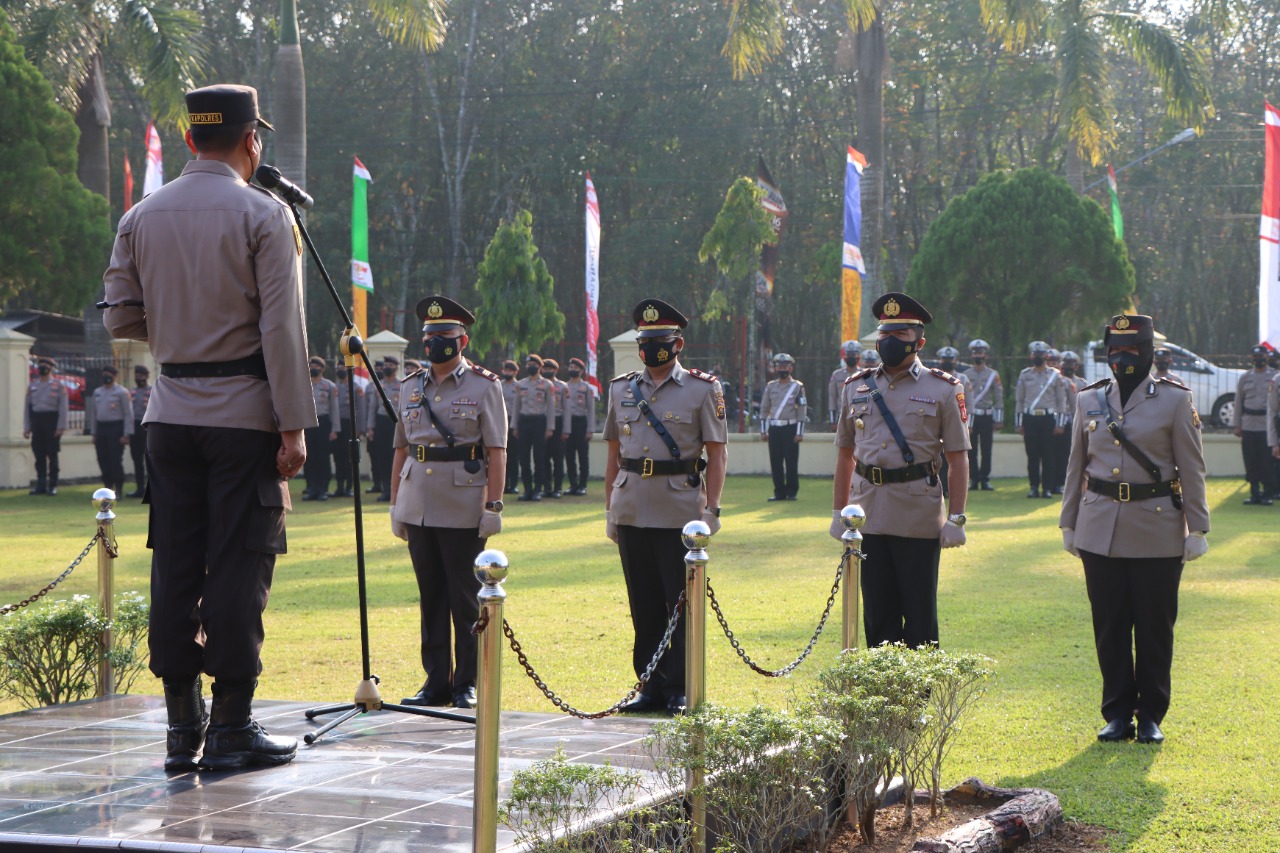  Dua Kasat Polres OKU Timur Jadi Kapolsek