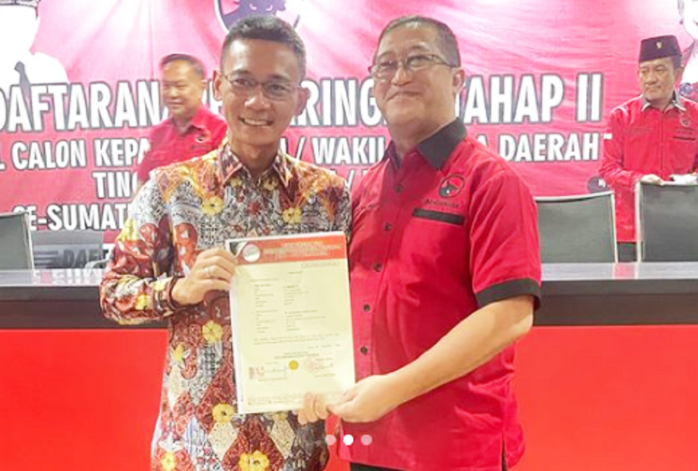 PDIP Perjuangan Resmi Dukung Lanosin Yudha Pilkada Serentak 2024 OKU Timur