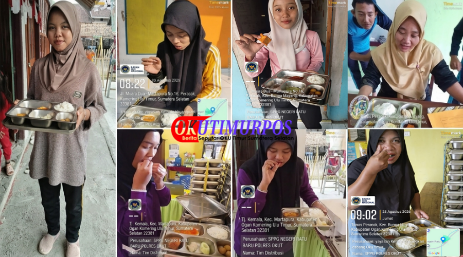 Polres OKU Timur Salurkan Makan Bergizi Gratis untuk 2.498 Penerima Manfaat