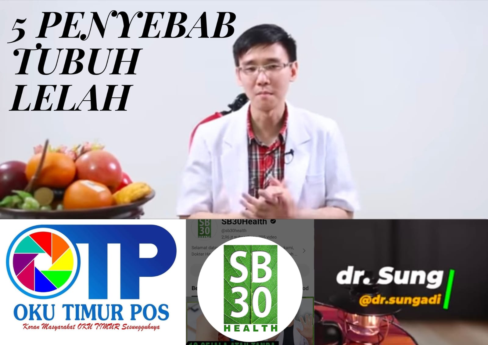 5 Penyebab Tubuh Sering Lelah,  Simak Penjelasan dr Sung Ini