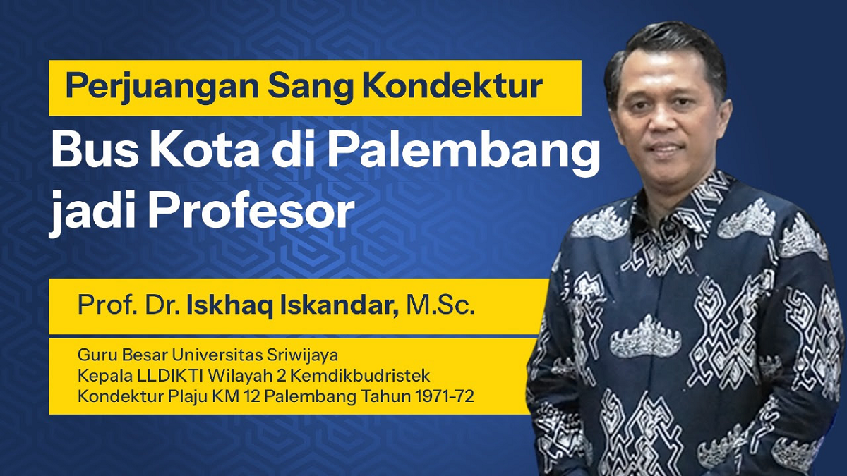 Perjuangan Sang Kondektur Bus Kelahiran BK 9 OKU Timur jadi Guru Besar Universitas Sriwijaya Palembang