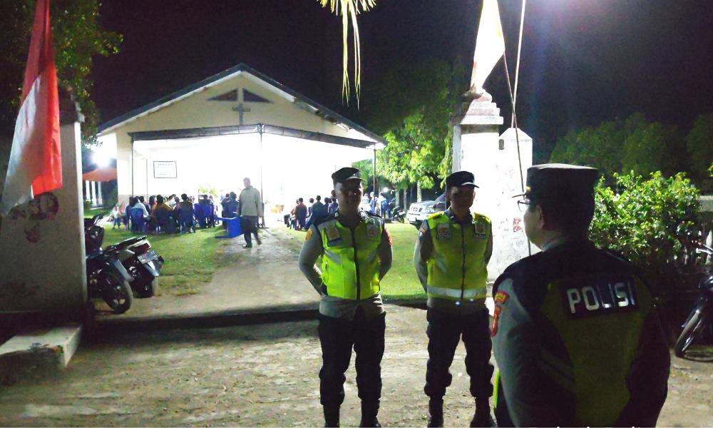 Polisi Perketat Pengamanan Ibadah Paskah di Belitang III, Situasi Kondusif