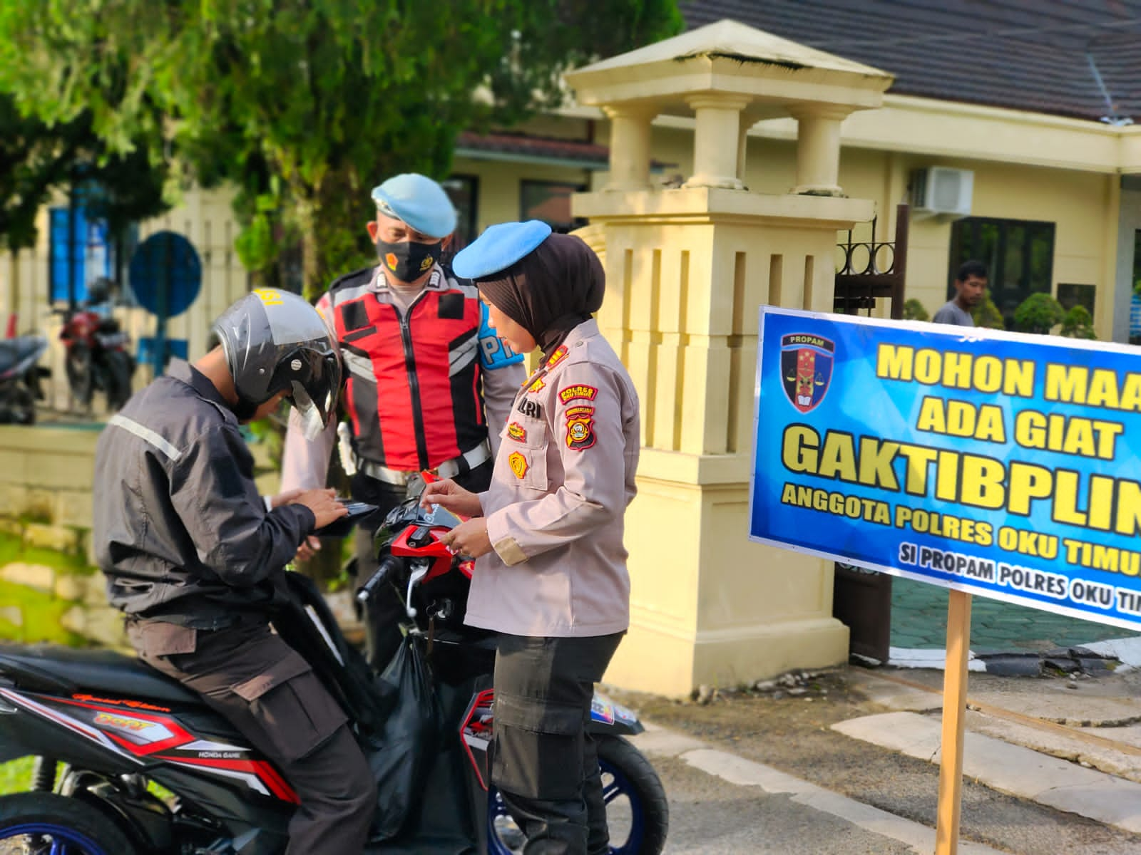 Polres OKU Timur Gelar Giat Gaktiblin Personel