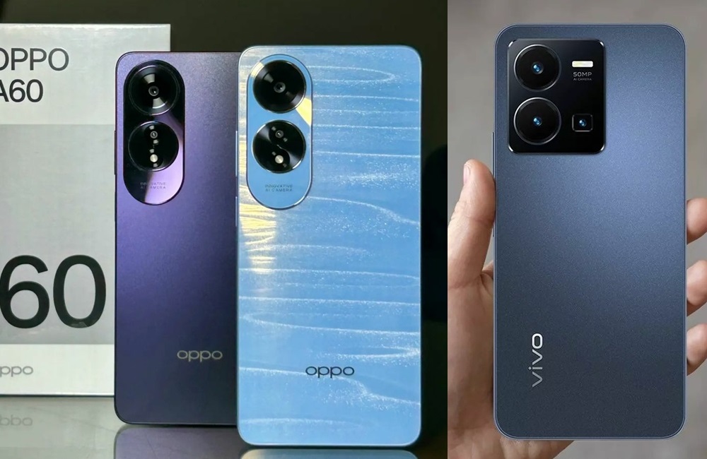 Pertimbangan Hp OPPO A60 dan Hp VIVO Y35, Harga Beda Tipis Spesifikasi Kencang Mana?