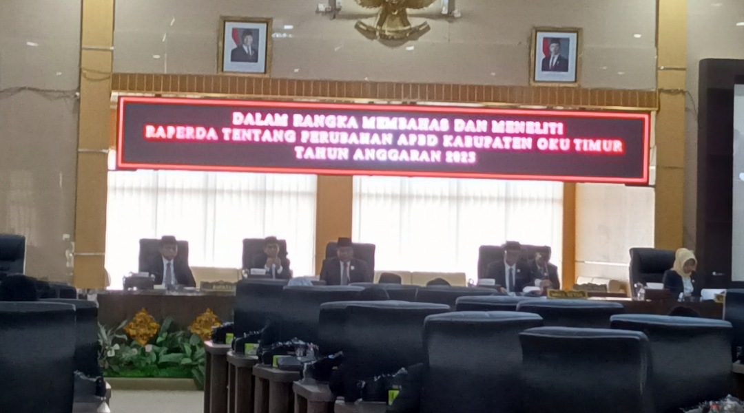 Perubahan APBD Tahun Anggaran 2025 OKU Timur Disahkan