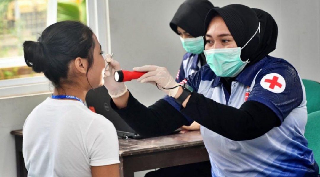 Calon Bintara Prajurit Karir Angkatan Laut 2025 Jalani Tes Kesehatan Tahap I