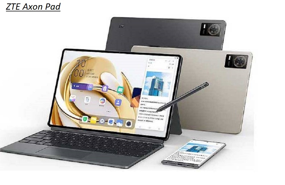 Meluncur dengan Chipset Snapdragon 8+ Gen 1, ZTE Axon Pad Tablet Baterai Jumbo Pengisian Cepat 80 Watt
