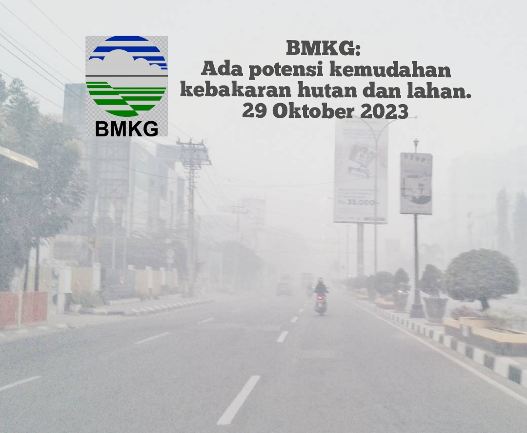 Peringatan Dini dari BMKG Minggu 29 Oktober 2023 Tentang Cuaca Sumatera Selatan, Ini Daerah Terimbas Asap