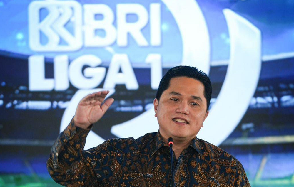 Erick Thohir: Targetkan BRI Liga 1 Bisa Bersaing di Level Asia