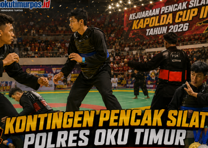 Kontingen Pencak Silat Polres OKU Timur Panen Medali di Kapolda Cup II 2026