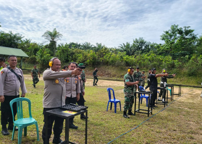 Perkuat Sinergitas, Polres Prabumulih bersama Yonzipur 2/SG Gelar Apel Bersama