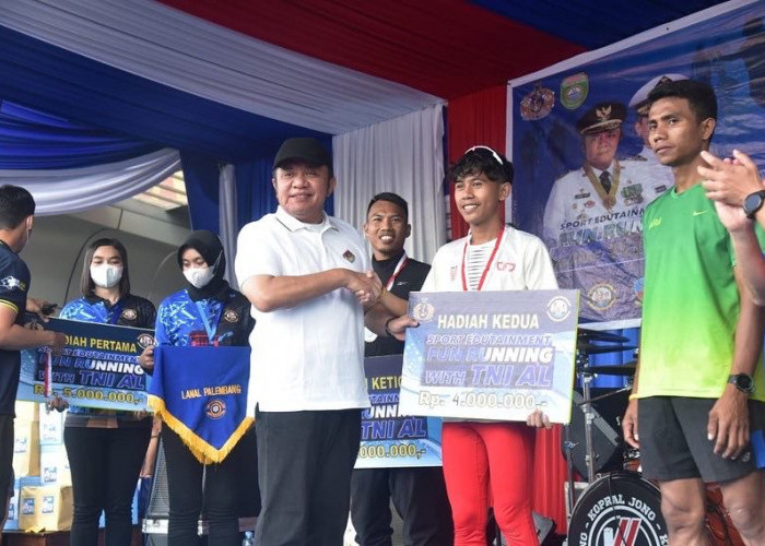 Deru Harapkan Sport Edutainment Fun Run With Lanal Palembang, Jadi Sarana Edukasi Olahraga di Masyarakat