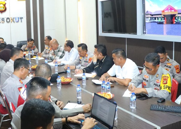 Tekan Risiko Karhutla, Kapolres OKU Timur Pimpin Rapat Evaluasi Kinerja dan Tanggap Darurat